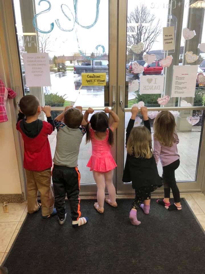 These little students can't wait to dance with Miss Shanna!